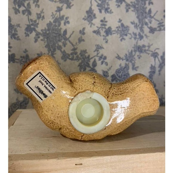 VTG Kiddie-Lites Teddy Bear Han Painted Ceramic Piggy Bank - Picture 6 of 7